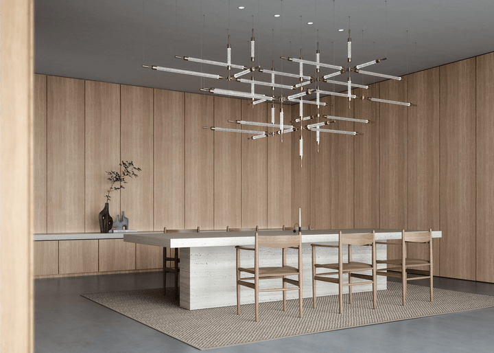 Crystal Grid Customize Chandelier - Vakkerlight