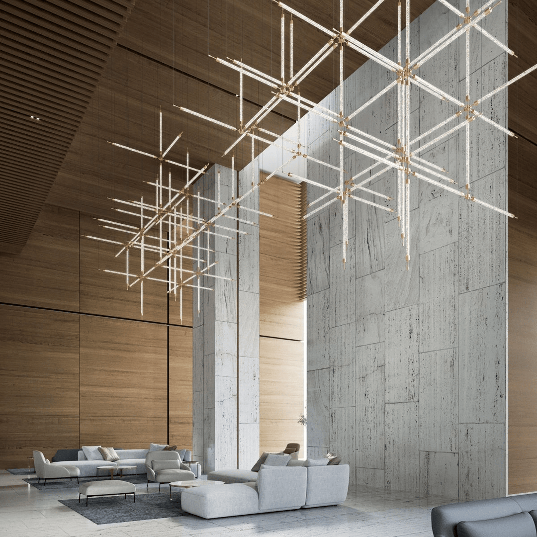 Crystal Grid Customize Chandelier - Vakkerlight