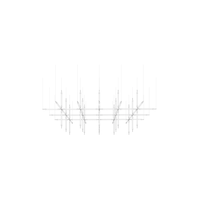 Crystal Grid Customize Chandelier - Vakkerlight