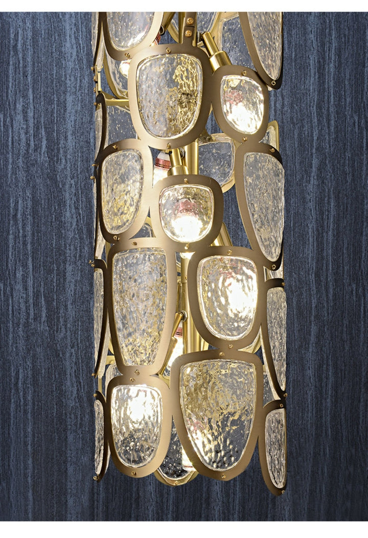 Crystal Mosaic Column Pendant Lamp - Vakkerlight