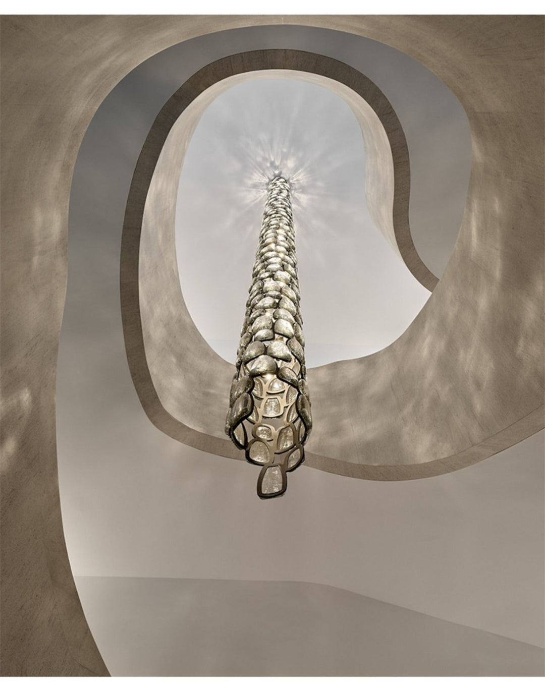 Crystal Mosaic Column Pendant Lamp - Vakkerlight