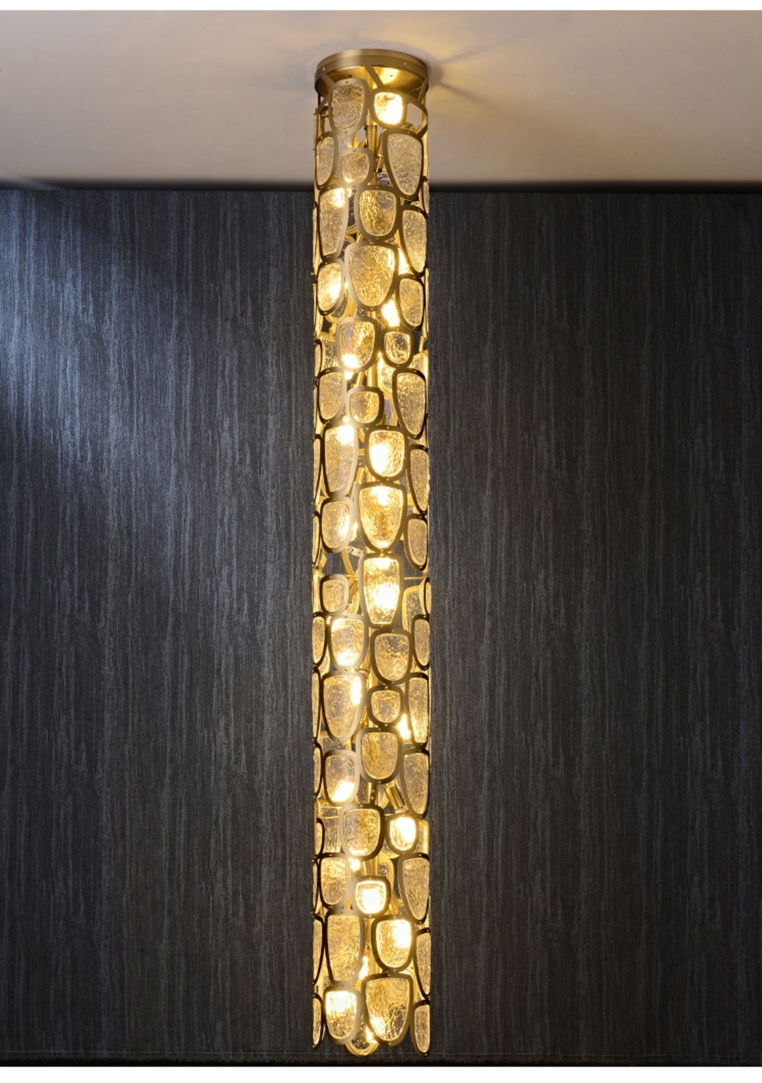 Crystal Mosaic Column Pendant Lamp - Vakkerlight