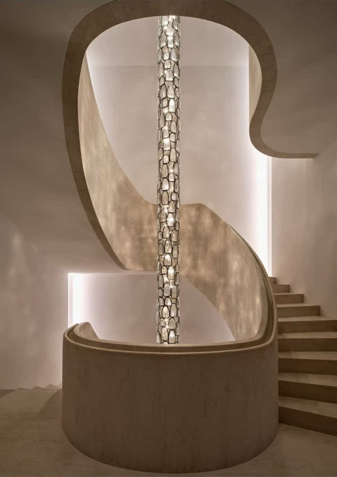 Crystal Mosaic Column Pendant Lamp - Vakkerlight