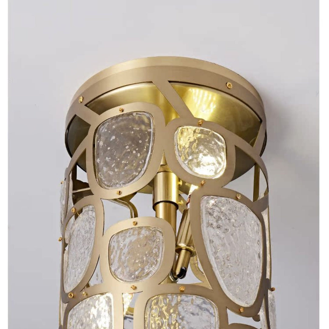 Crystal Mosaic Column Pendant Lamp - Vakkerlight