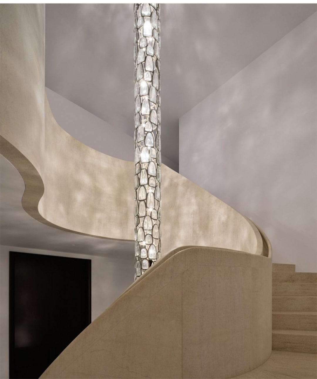Crystal Mosaic Column Pendant Lamp - Vakkerlight