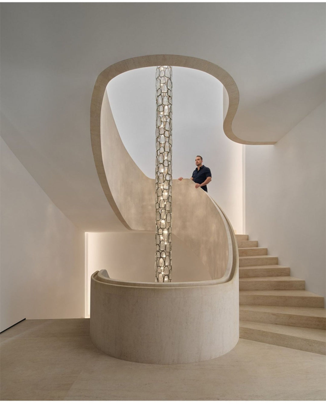 Crystal Mosaic Column Pendant Lamp - Vakkerlight