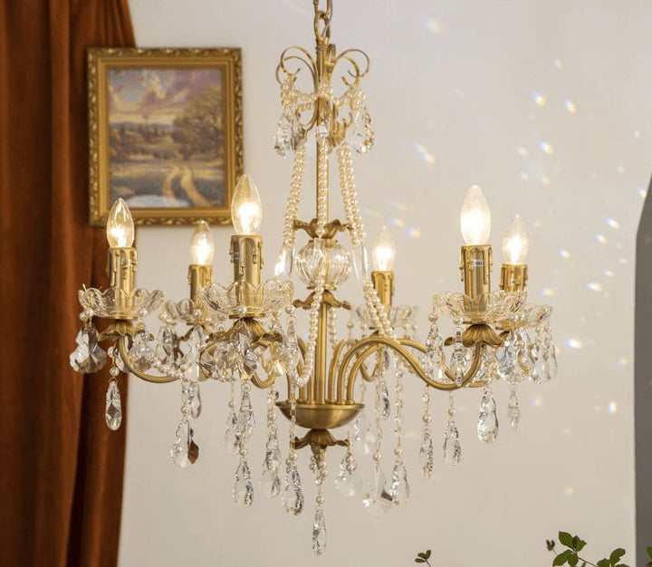 Crystal Pearl Chandelier - Vakkerlight