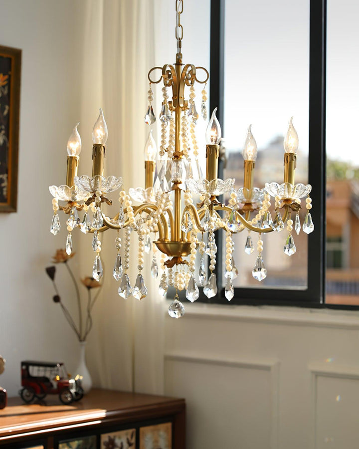 Crystal Pearl Chandelier - Vakkerlight