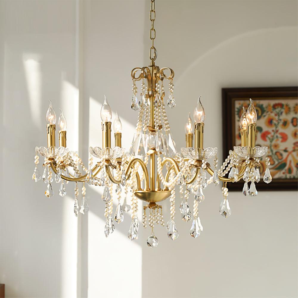 Crystal Pearl Chandelier - Vakkerlight