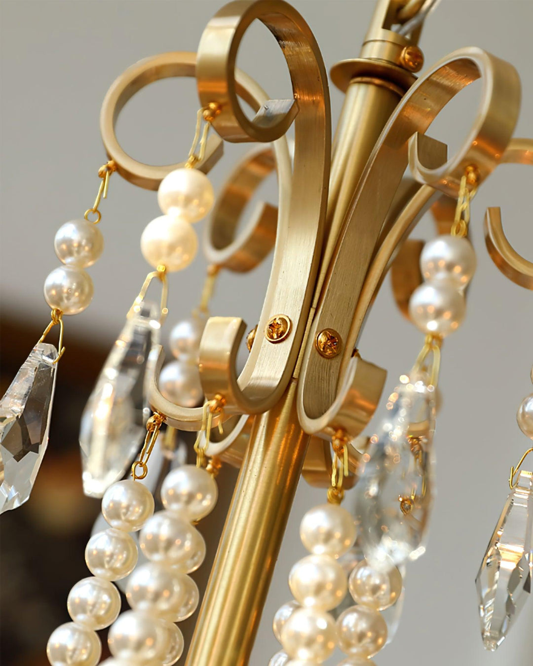 Crystal Pearl Chandelier - Vakkerlight