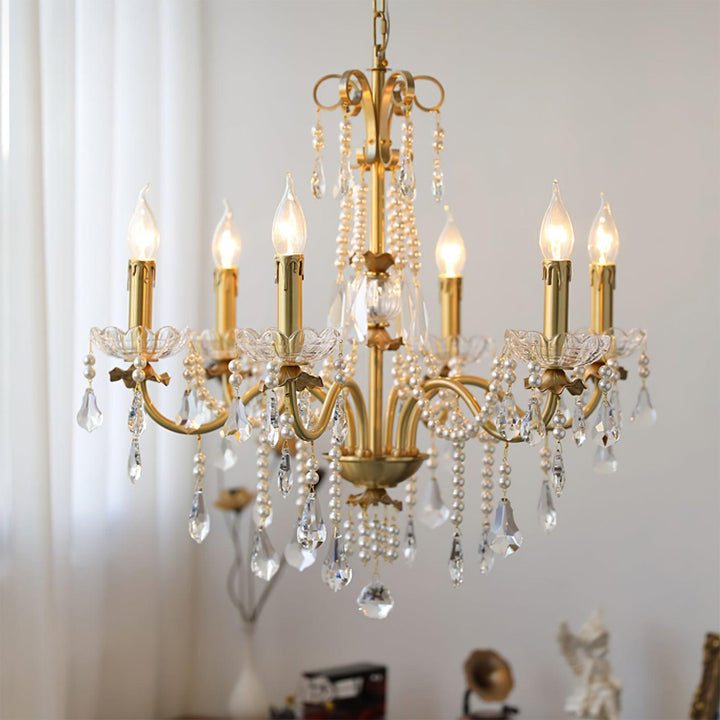 Crystal Pearl Chandelier - Vakkerlight