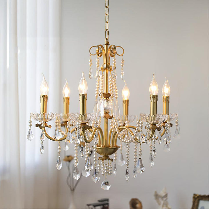 Crystal Pearl Chandelier - Vakkerlight