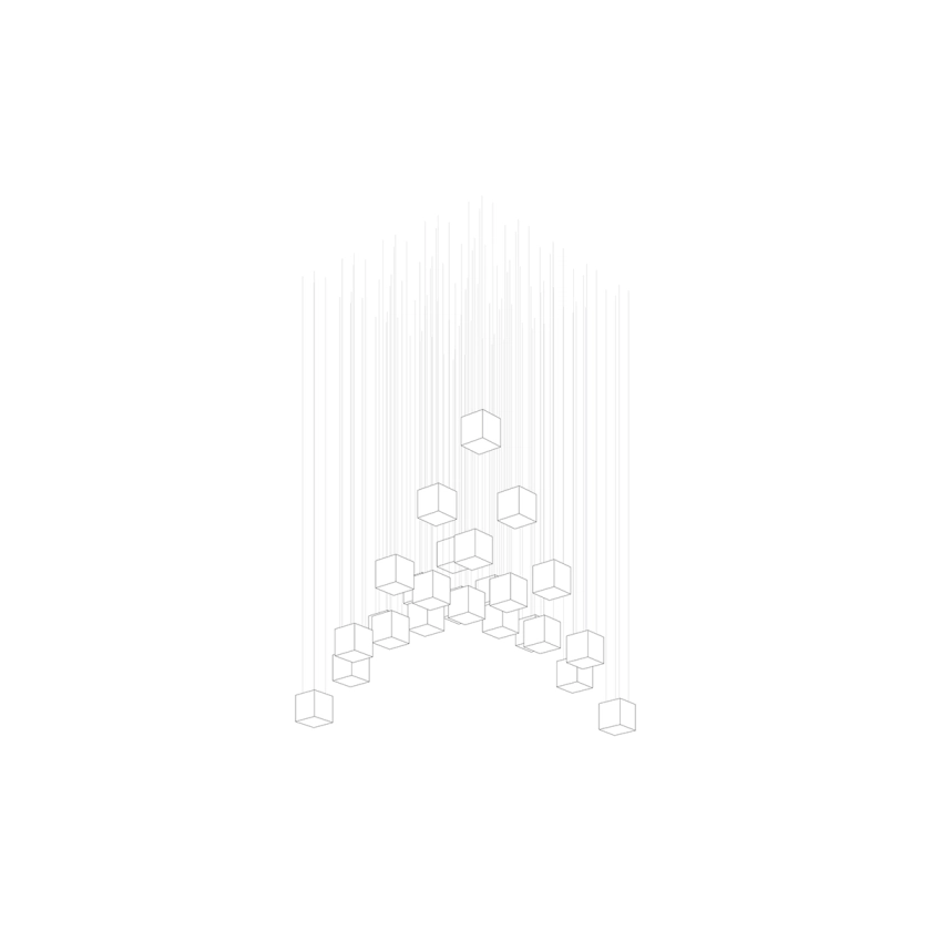 Crystal Pixels Customize Chandelier - Vakkerlight