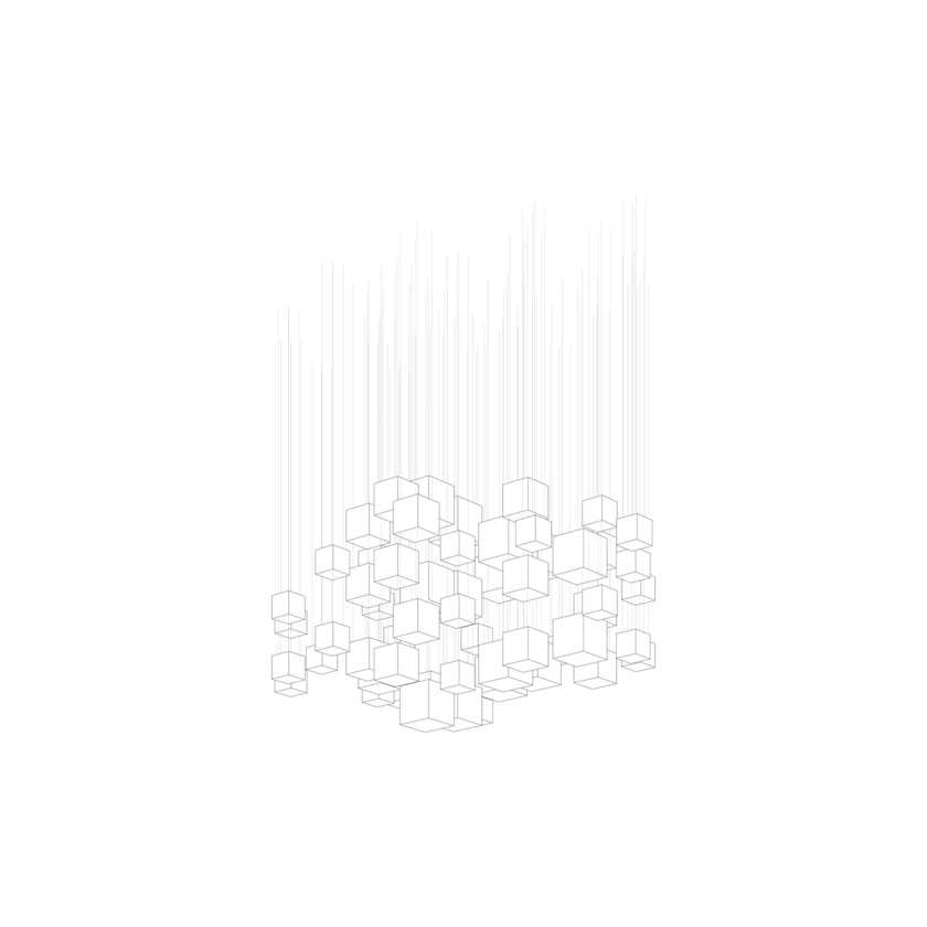 Crystal Pixels Customize Chandelier - Vakkerlight