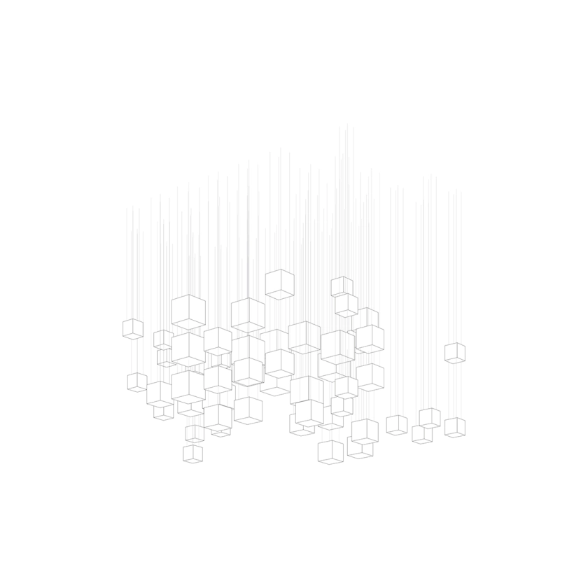 Crystal Pixels Customize Chandelier - Vakkerlight