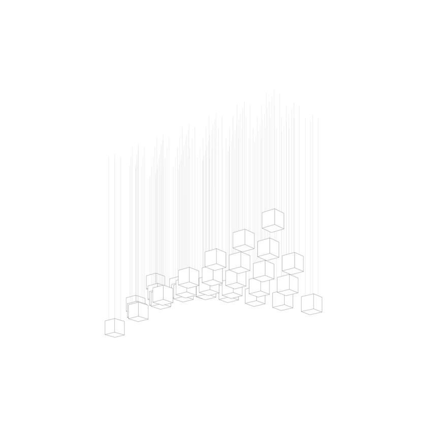 Crystal Pixels Customize Chandelier - Vakkerlight