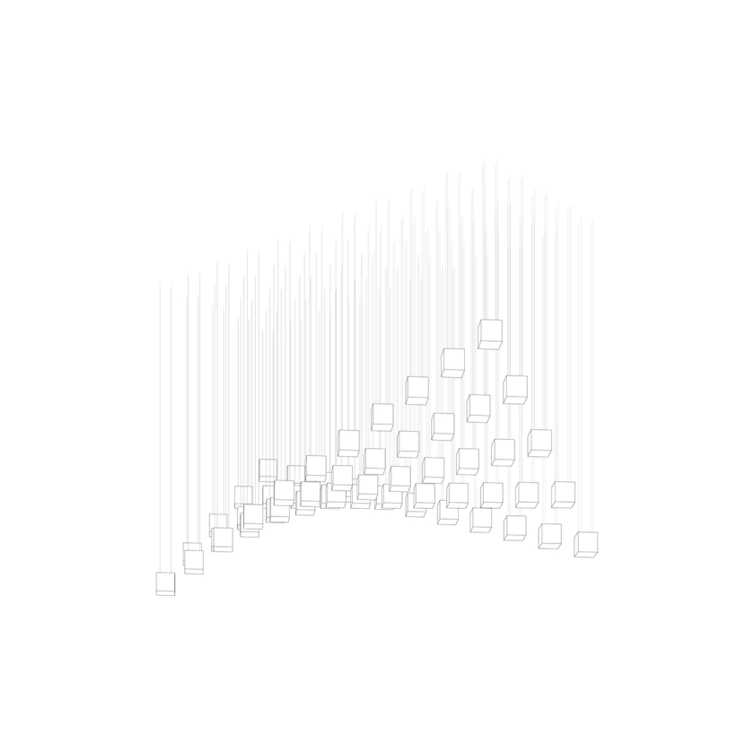 Crystal Pixels Customize Chandelier - Vakkerlight