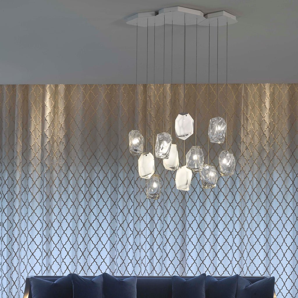 Crystal Rock Cluster Pendant Light - Vakkerlight