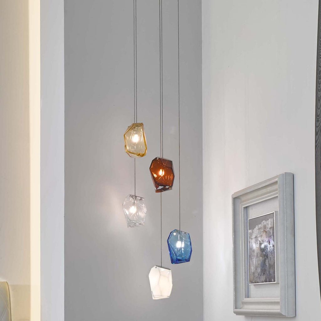Crystal Rock Cluster Pendant Light - Vakkerlight