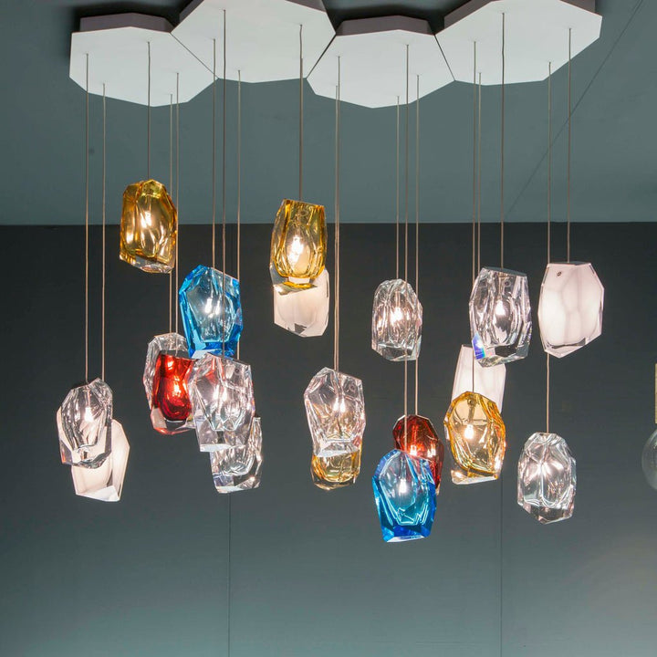 Crystal Rock Cluster Pendant Light - Vakkerlight