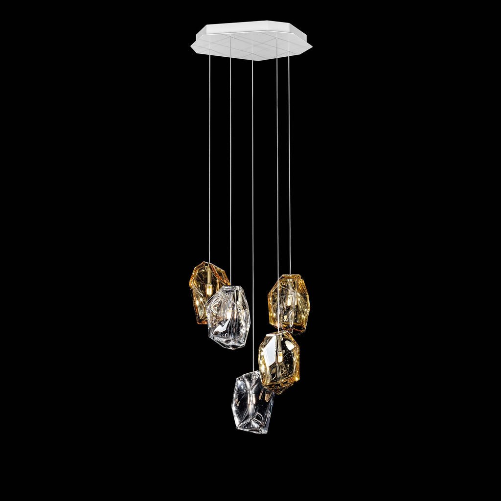 Crystal Rock Cluster Pendant Light - Vakkerlight