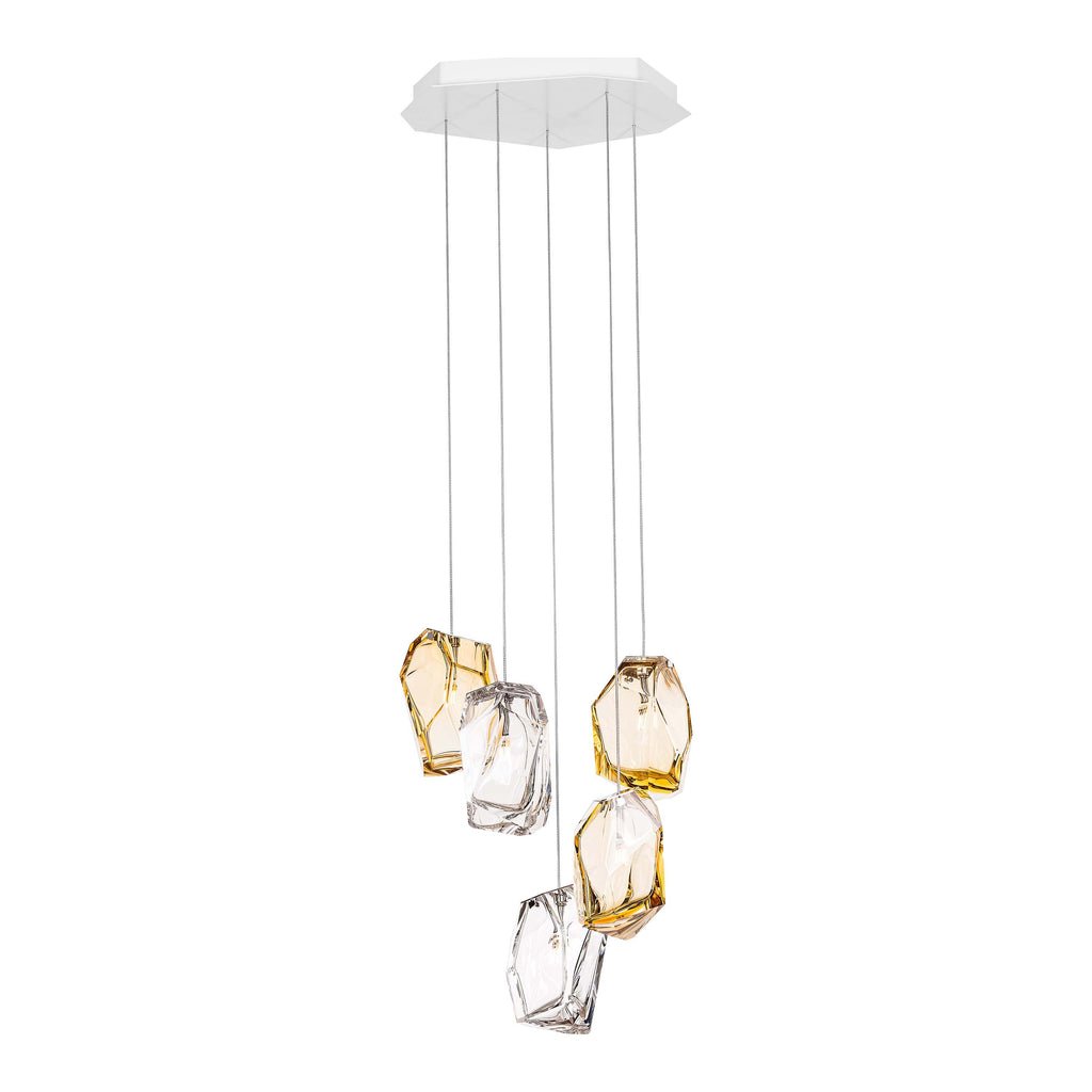 Crystal Rock Cluster Pendant Light - Vakkerlight