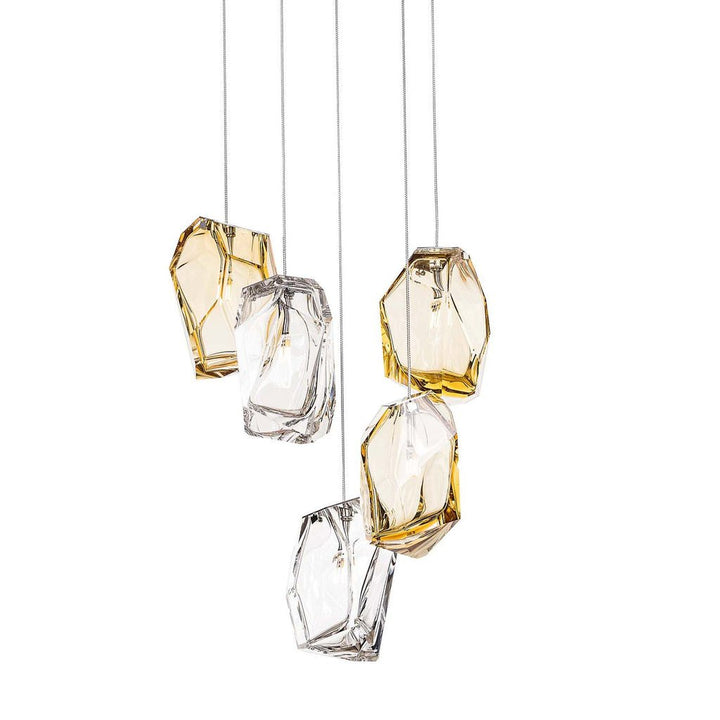 Crystal Rock Cluster Pendant Light - Vakkerlight