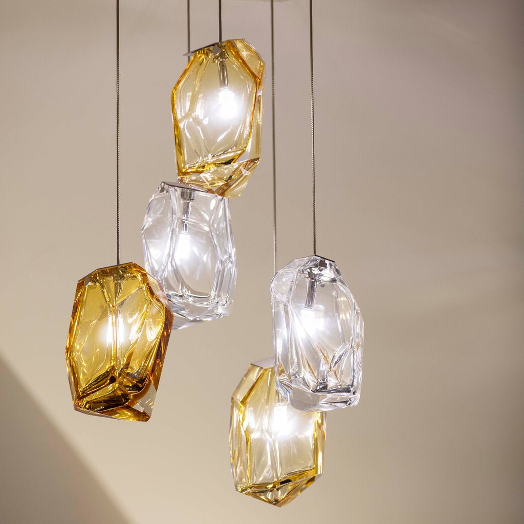 Crystal Rock Cluster Pendant Light - Vakkerlight