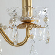 Crystal Pearl Chain Wall Lamp - Vakkerlight