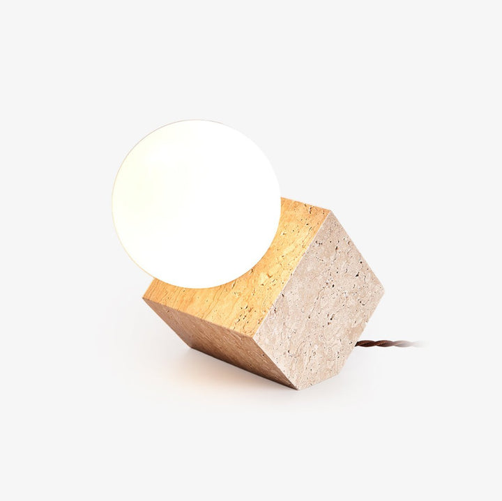 Cube Stone Table Lamp - Vakkerlight