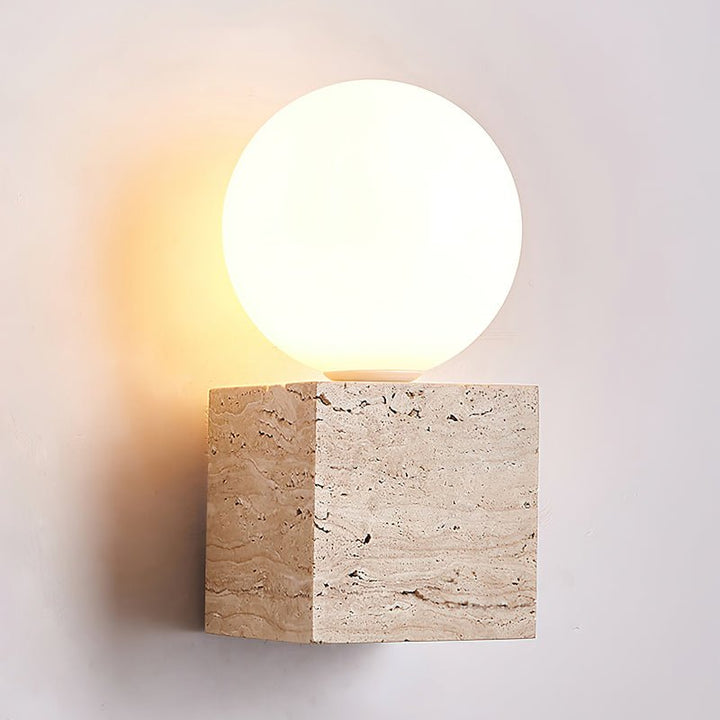 Cube Stone Wall Lamp - Vakkerlight