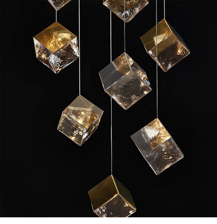 Cubic Luster Cascade Chandelier - Vakkerlight