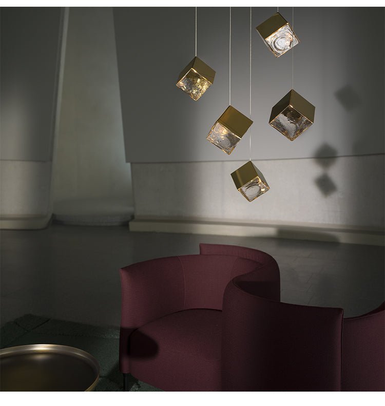 Cubic Luster Cascade Chandelier - Vakkerlight