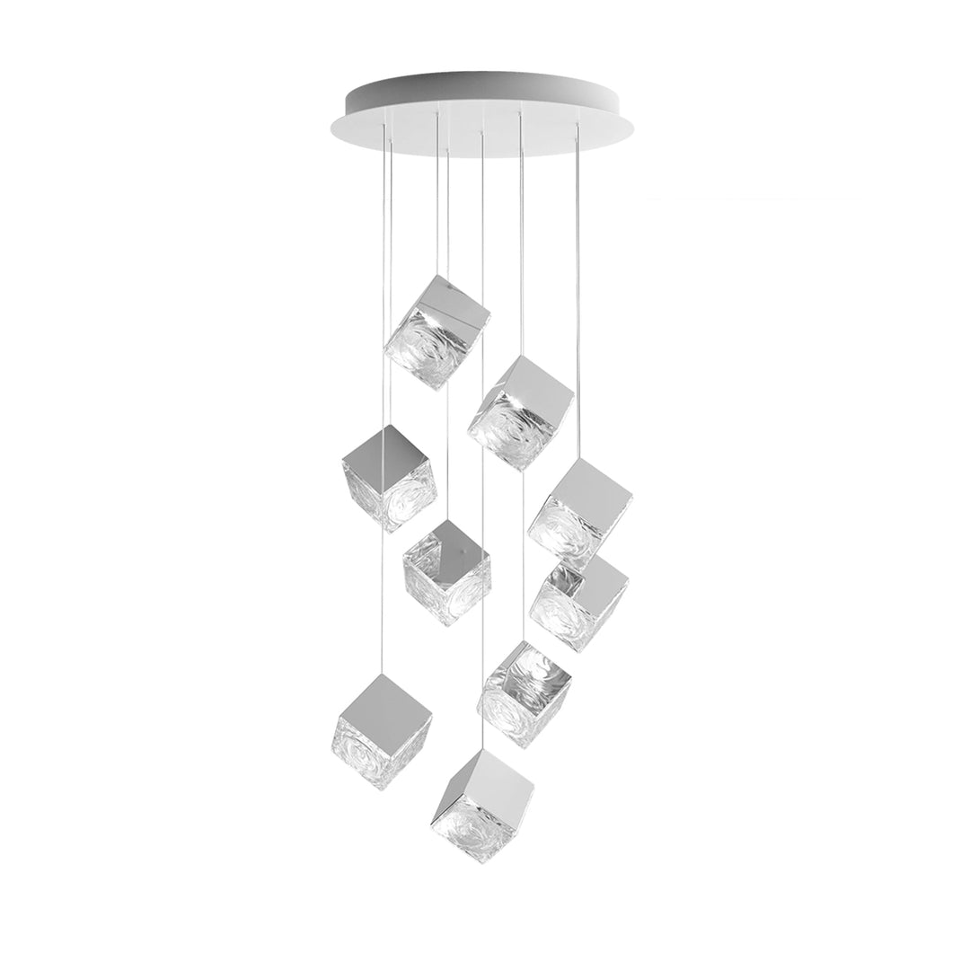Cubic Luster Cascade Chandelier - Vakkerlight
