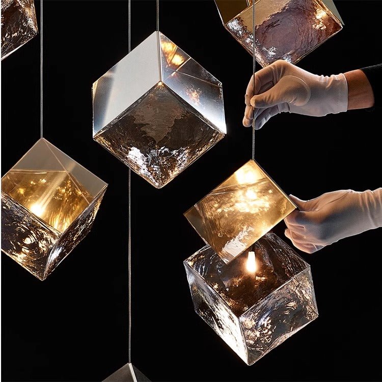 Cubic Luster Cascade Chandelier - Vakkerlight