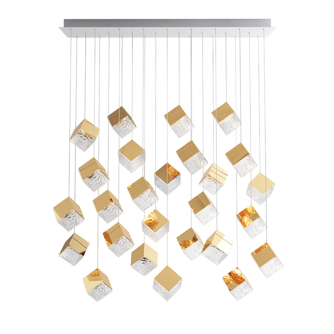 Cubic Luster Cascade Chandelier - Vakkerlight