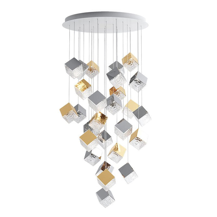 Cubic Luster Cascade Chandelier - Vakkerlight