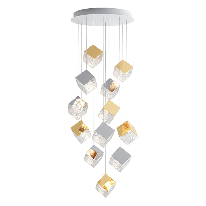 Cubic Luster Cascade Chandelier - Vakkerlight