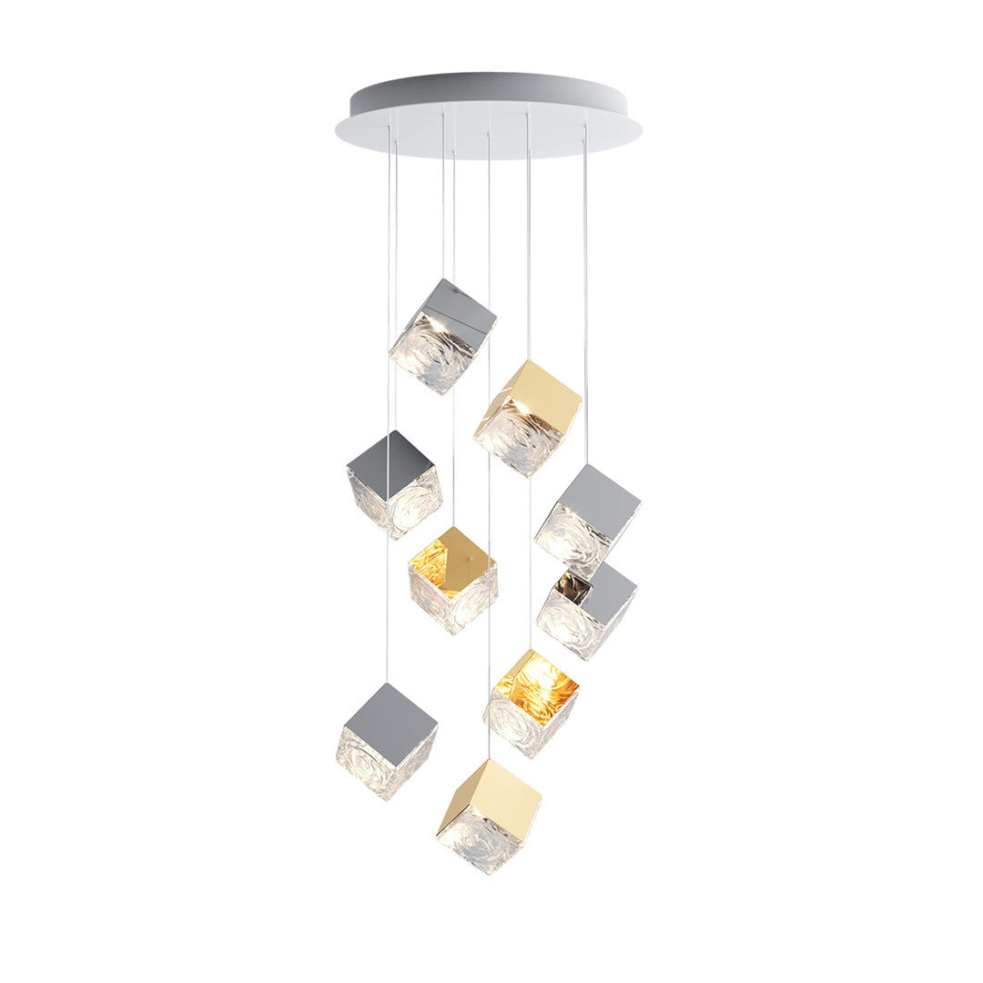 Cubic Luster Cascade Chandelier - Vakkerlight