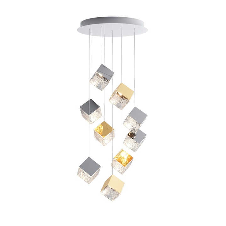 Cubic Luster Cascade Chandelier - Vakkerlight
