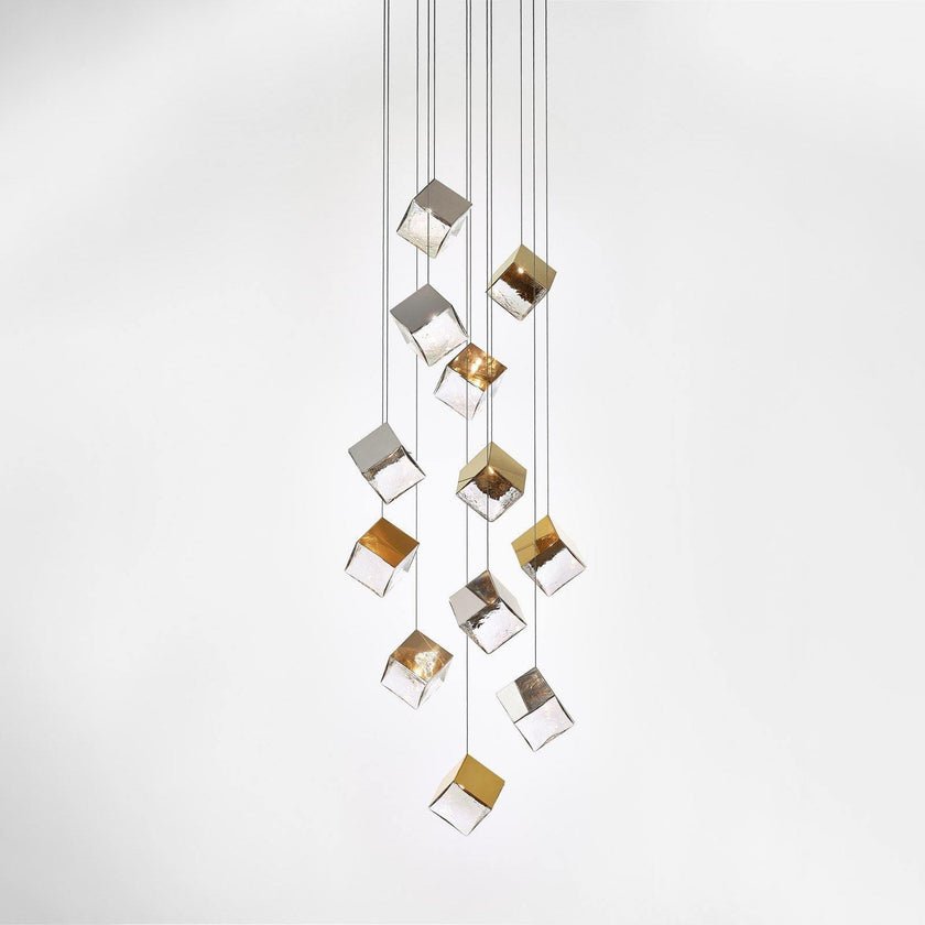 Cubic Luster Cascade Chandelier - Vakkerlight