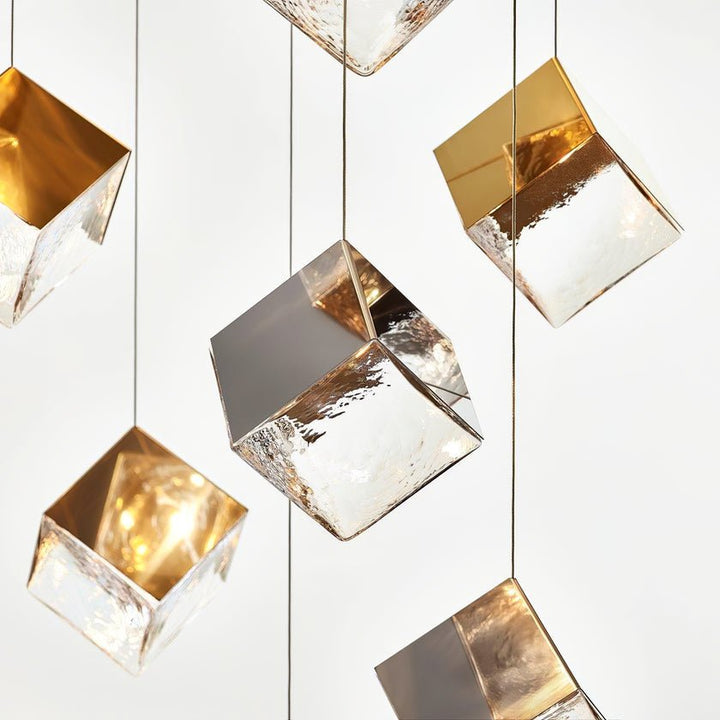 Cubic Luster Cascade Chandelier - Vakkerlight