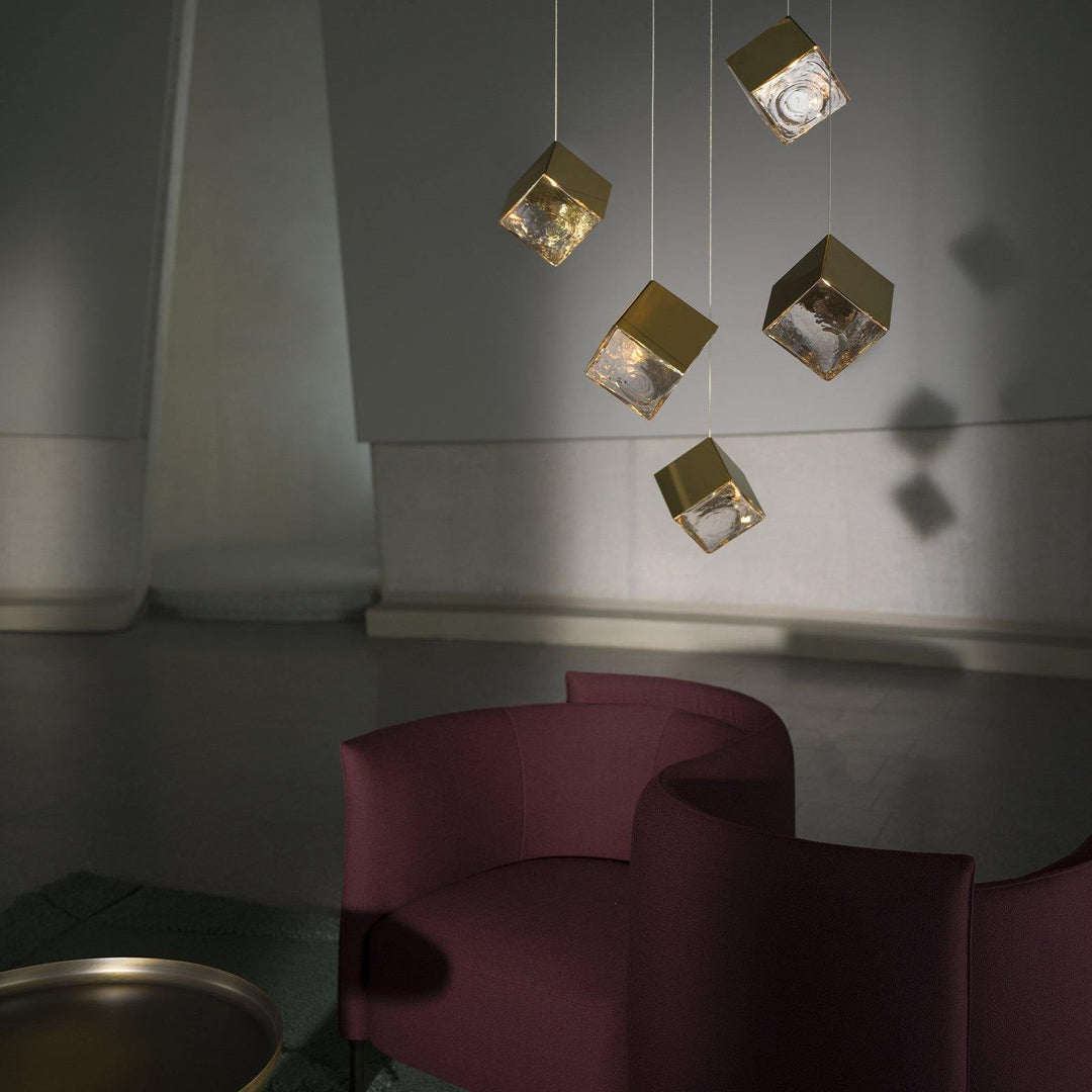 Cubic Luster Cascade Chandelier - Vakkerlight