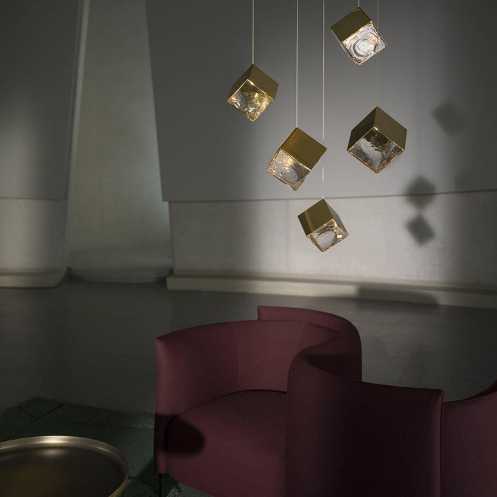 Cubic Luster Cascade Chandelier - Vakkerlight