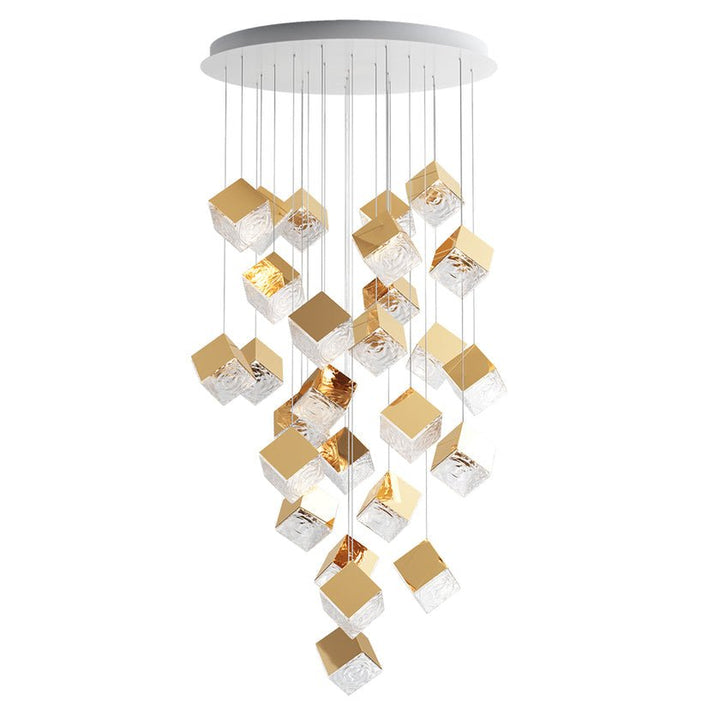 Cubic Luster Cascade Chandelier - Vakkerlight