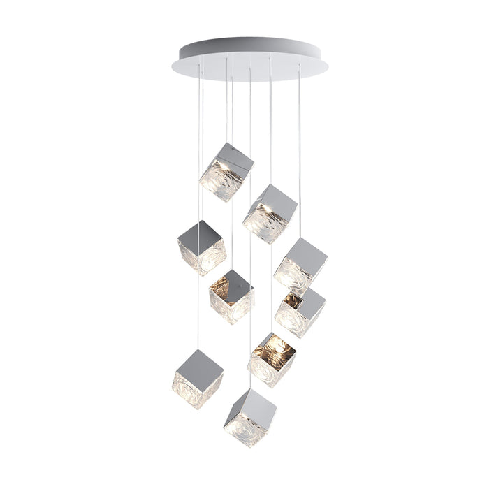 Cubic Luster Cascade Chandelier - Vakkerlight