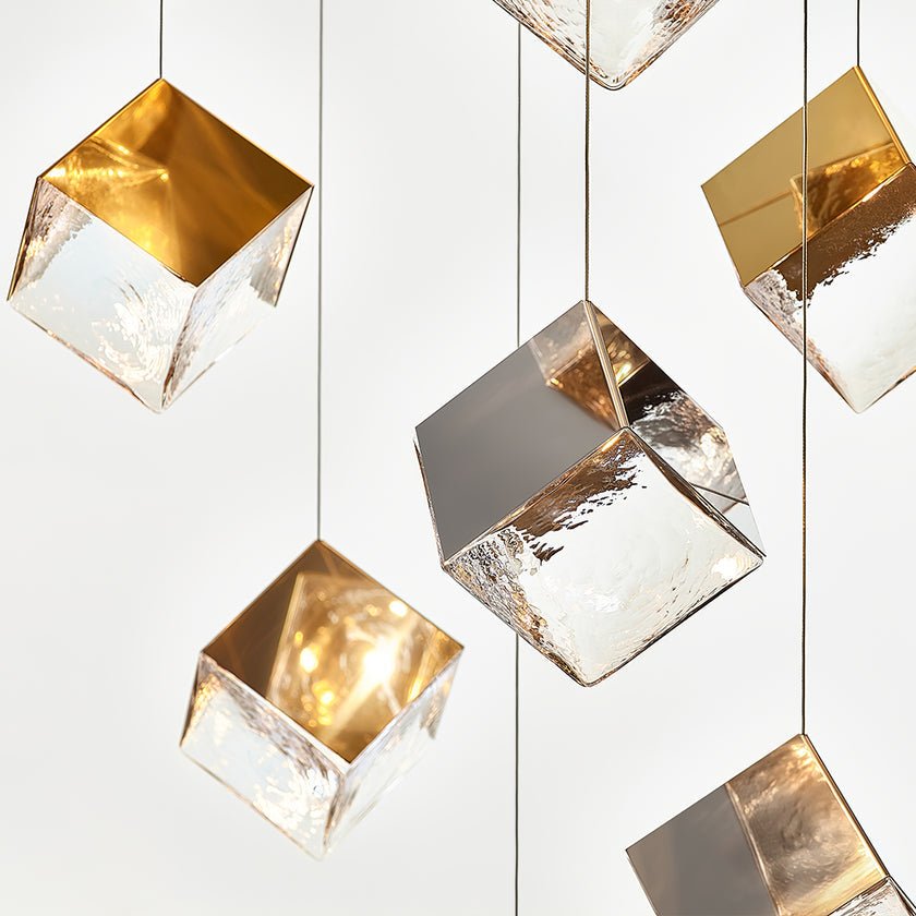 Cubic Luster Cascade Chandelier - Vakkerlight