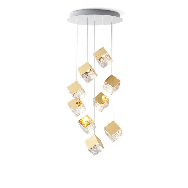 Cubic Luster Cascade Chandelier - Vakkerlight
