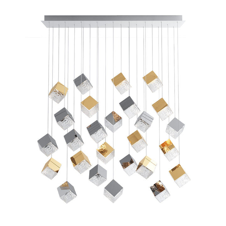 Cubic Luster Cascade Chandelier - Vakkerlight