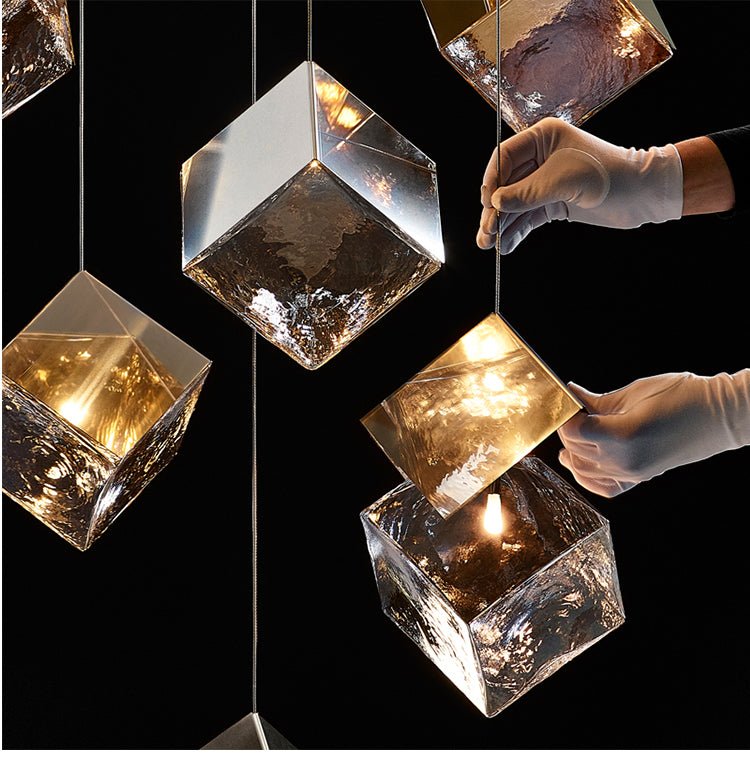 Cubic Luster Cascade Chandelier - Vakkerlight